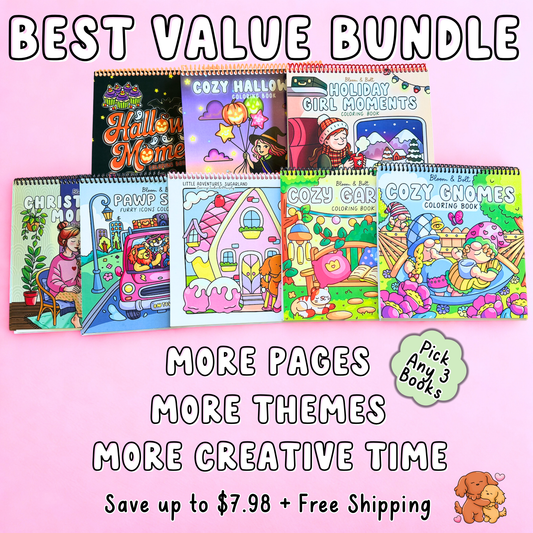 Build Your 3-Book Cozy Coloring Bundle