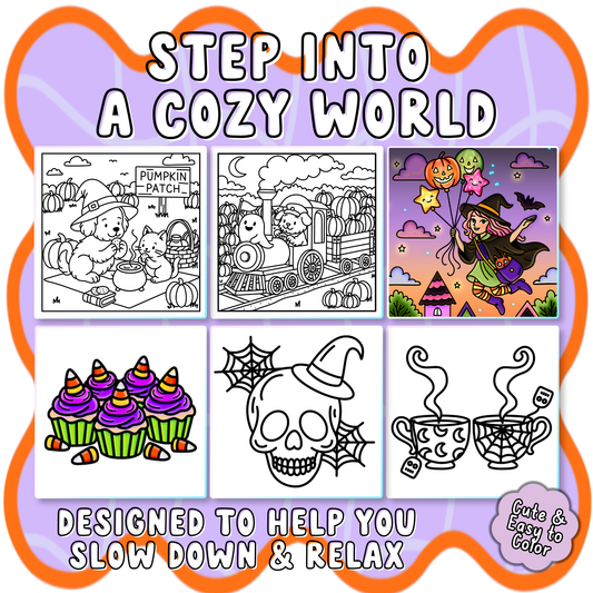 The Halloween Coloring Bundle
