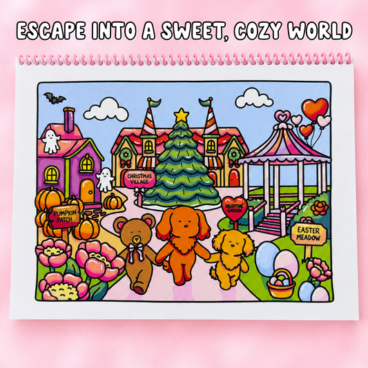 Little Adventures: Holidayland Coloring Book