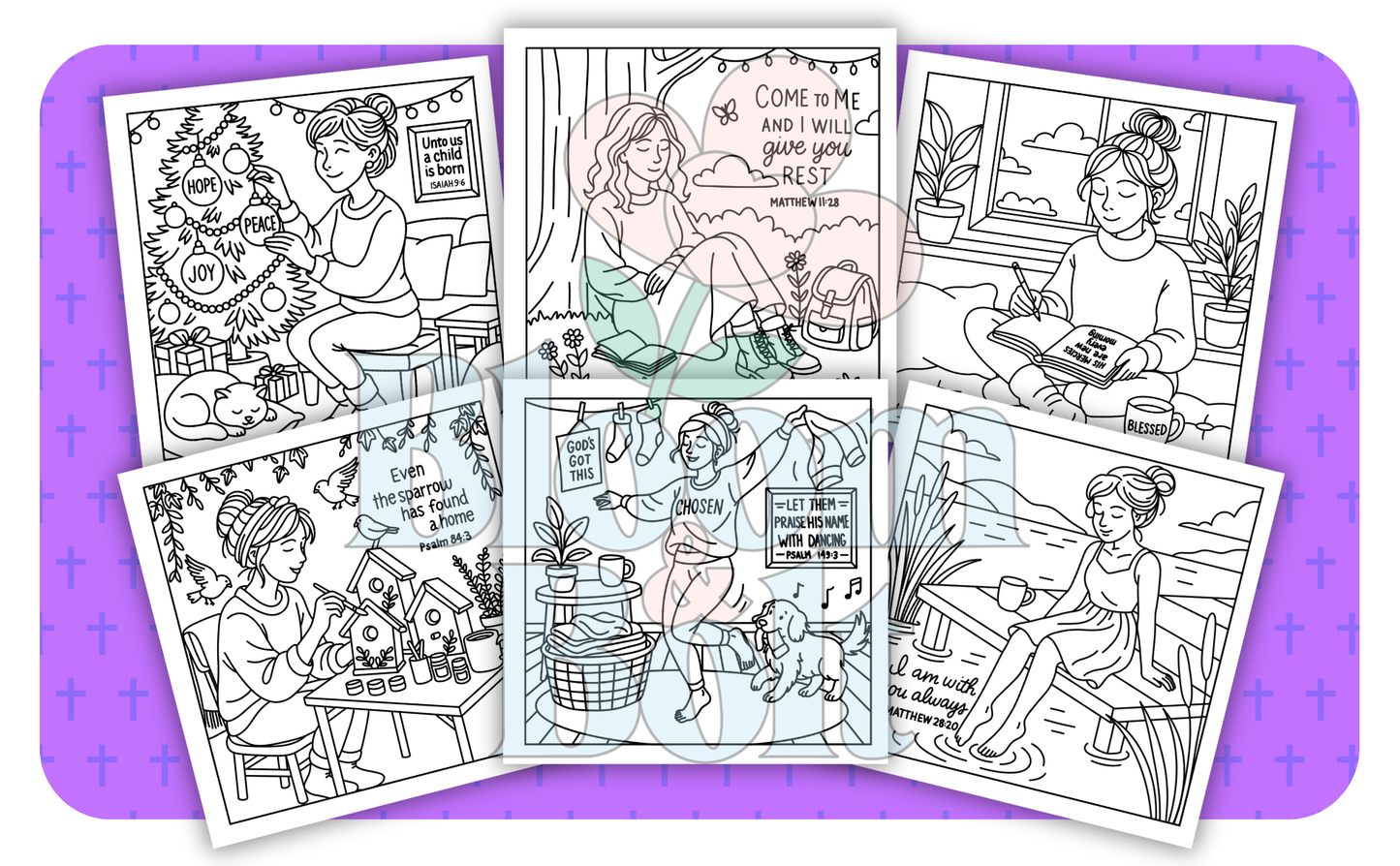Christian Girl Moments Coloring Book - Spiral Bound