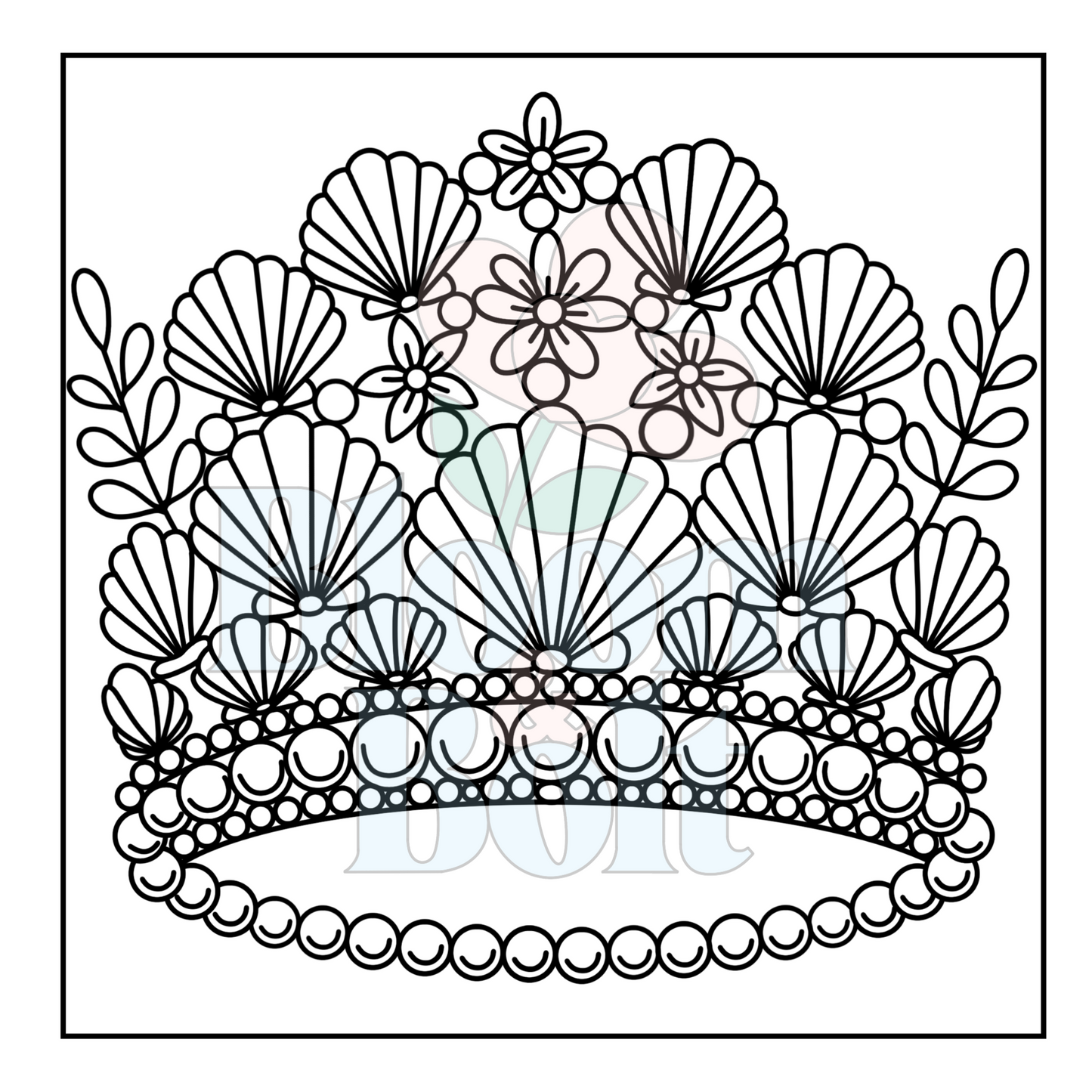 Cozy Oceans – Set 4 of 6 | Digital Coloring Pages