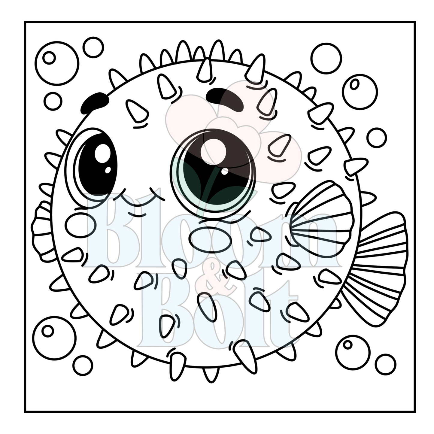 Cozy Oceans – Set 6 of 6 | Digital Coloring Pages