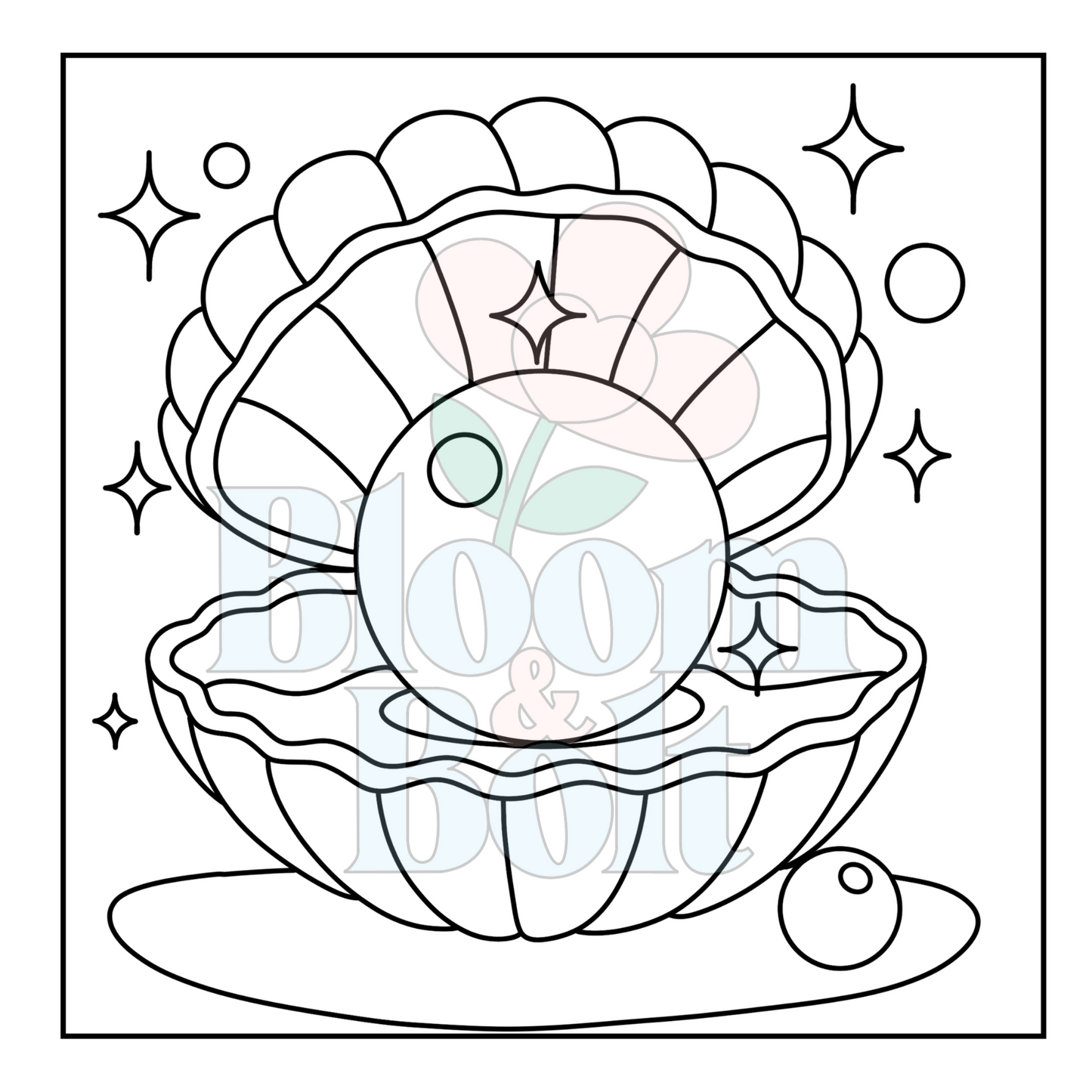 Cozy Oceans – Set 5 of 6 | Digital Coloring Pages