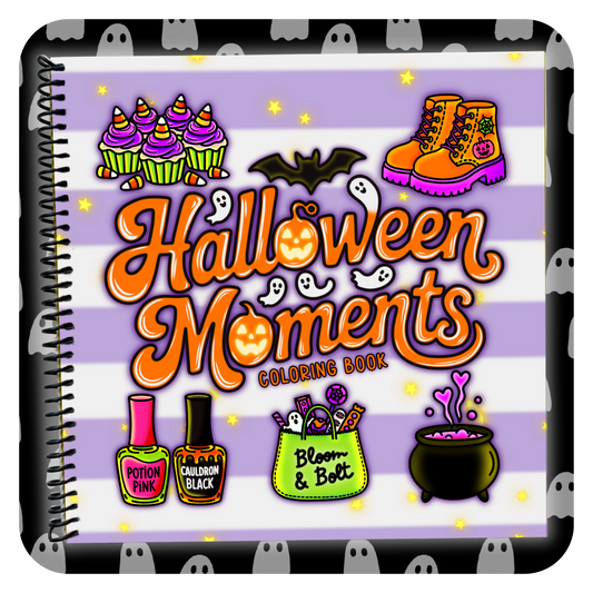 Halloween Moments Coloring Book - Spiral Bound