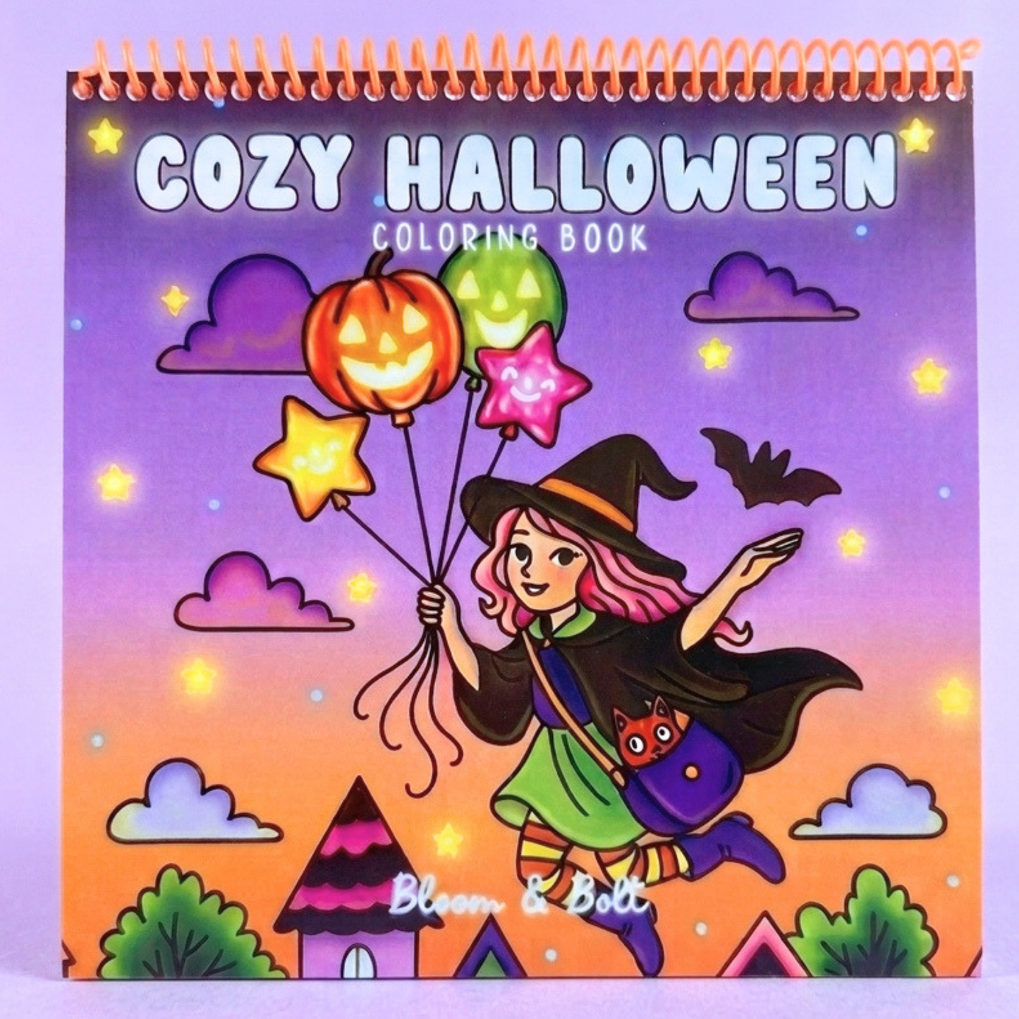 Cozy Halloween Coloring Book