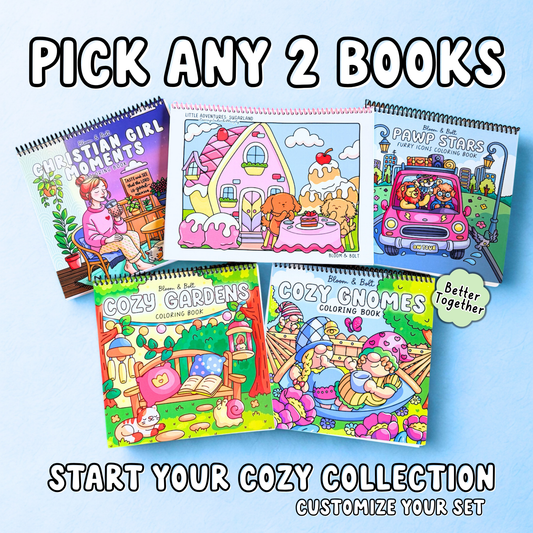 Build Your 2-Book Cozy Coloring Bundle