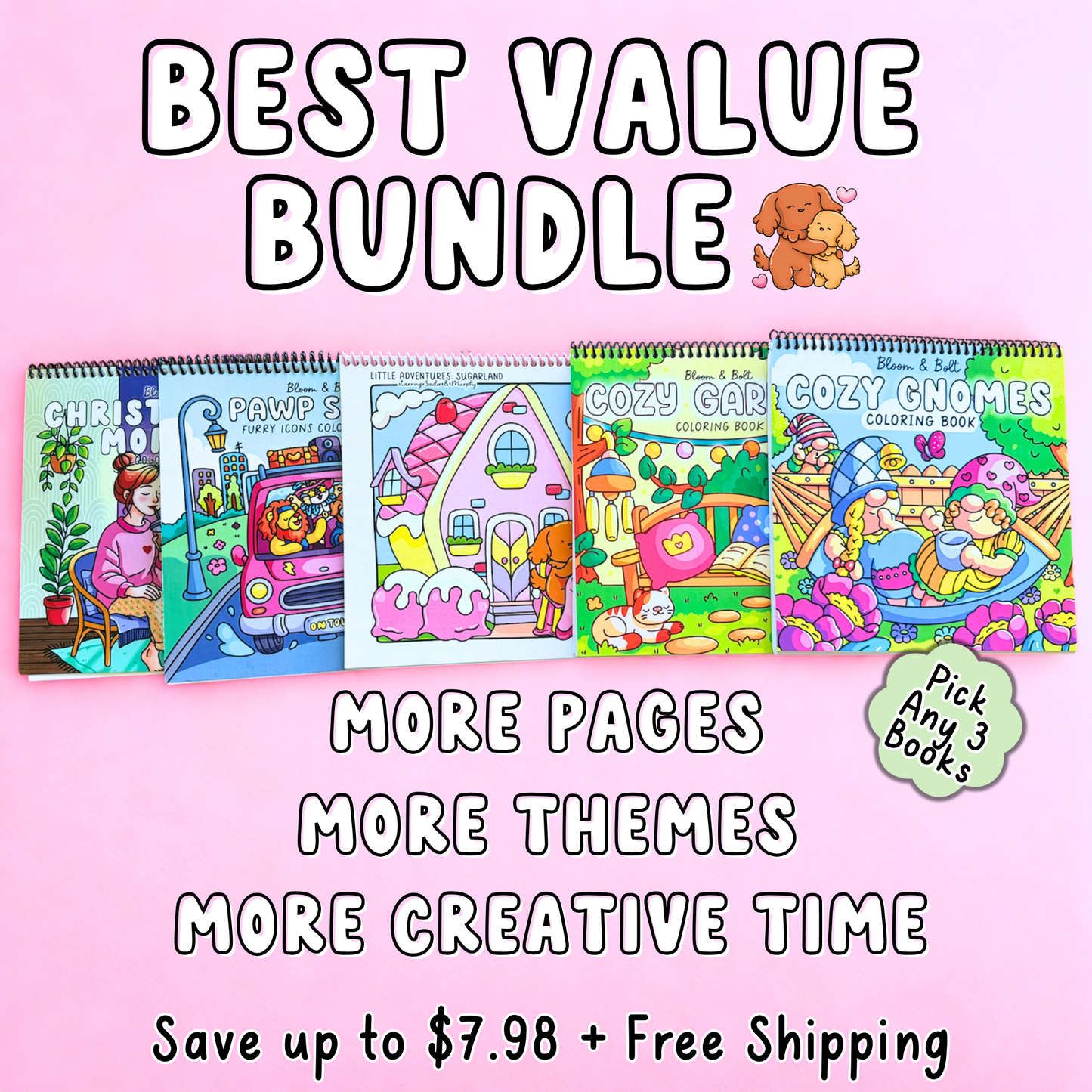 Build Your 3-Book Cozy Coloring Bundle