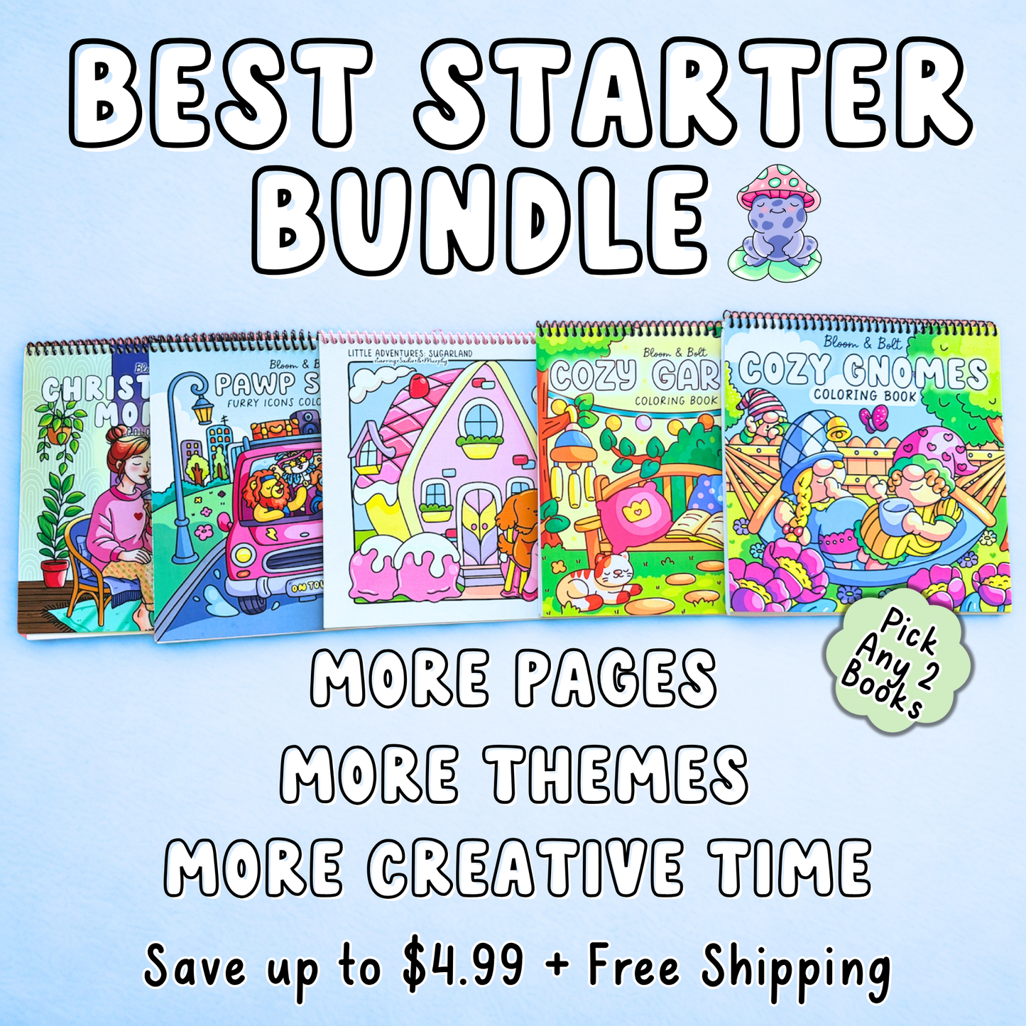 Build Your 2-Book Cozy Coloring Bundle