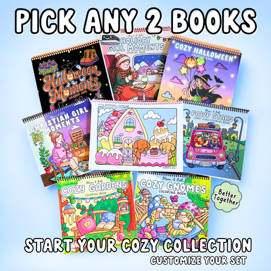 Build Your 2-Book Cozy Coloring Bundle