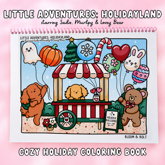 Little Adventures: Holidayland Coloring Book