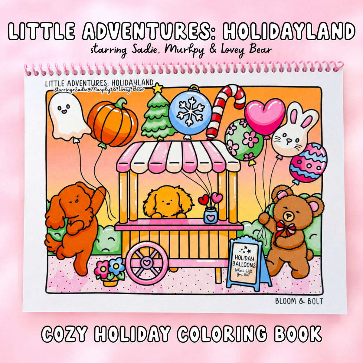 Little Adventures: Holidayland Coloring Book