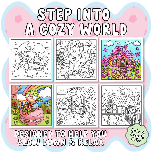The Cozy Spring Coloring Bundle