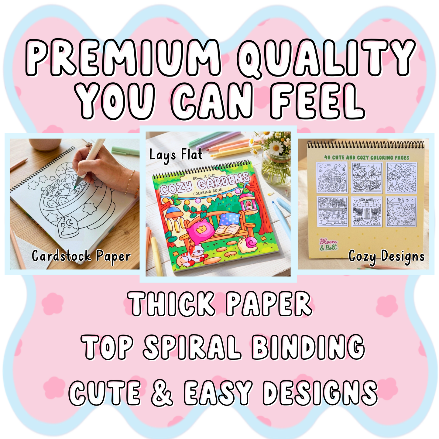 The Cozy Spring Coloring Bundle