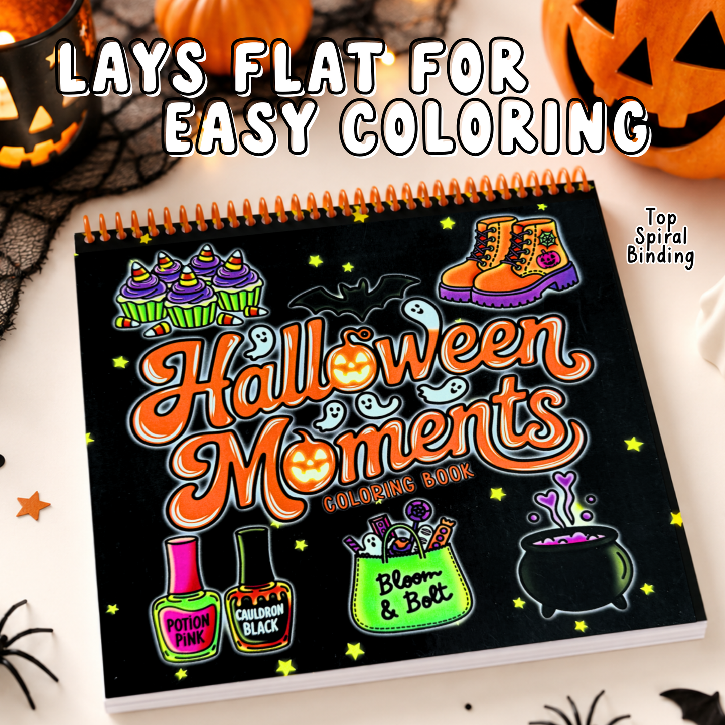Halloween Moments Coloring Book