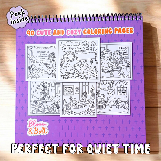 Christian Girl Moments Coloring Book