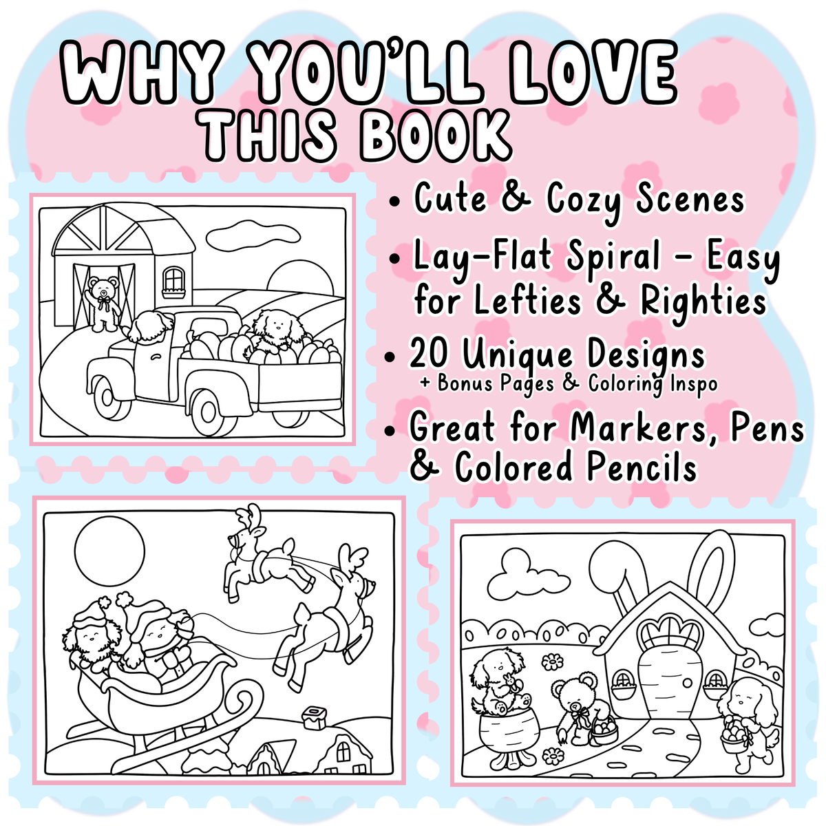 Little Adventures: Holidayland Coloring Book