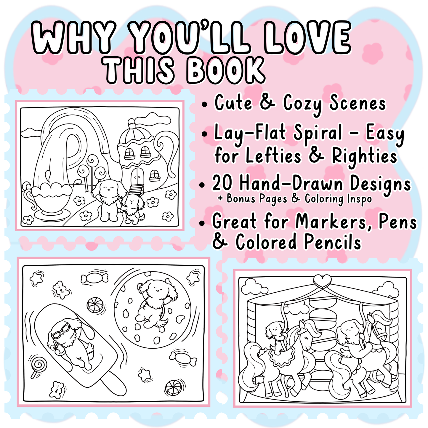 Little Adventures: Sugarland Coloring Book