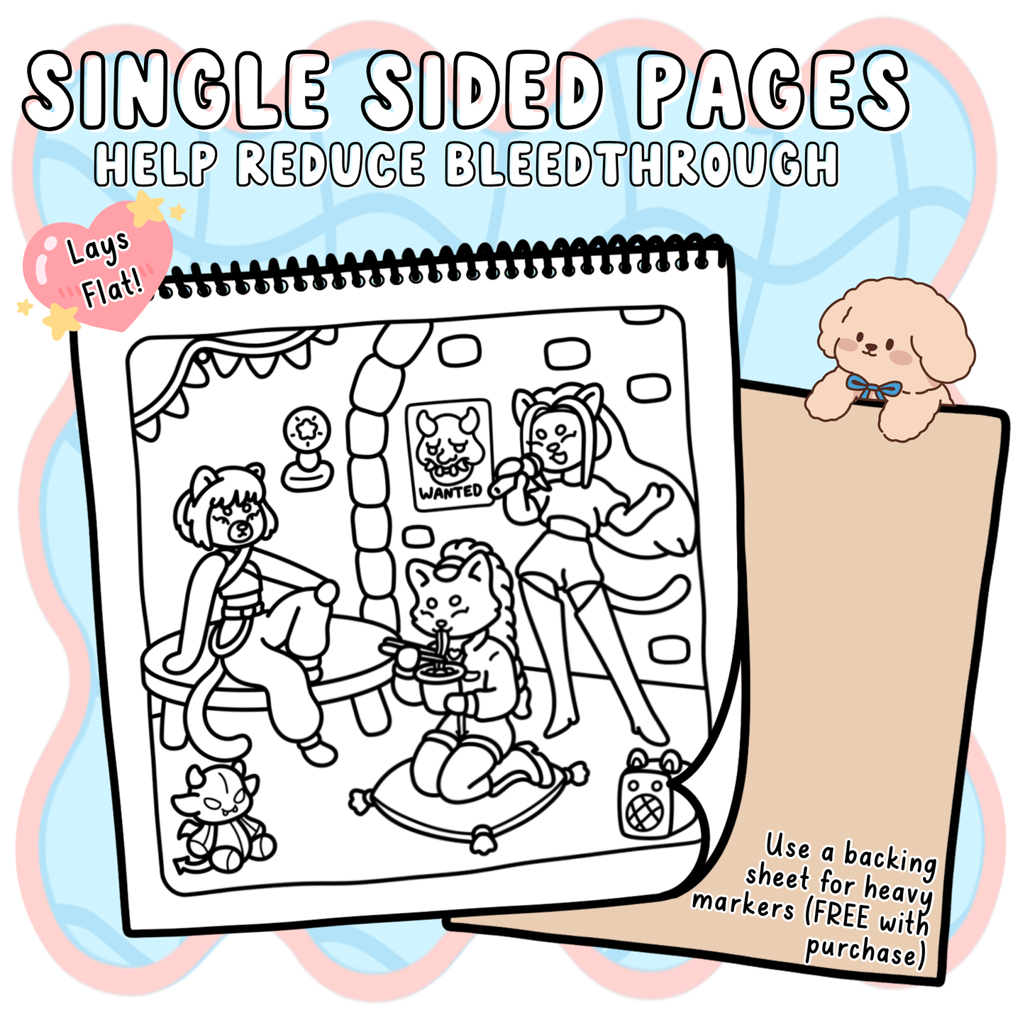 Pawp Stars Spiral Coloring Book