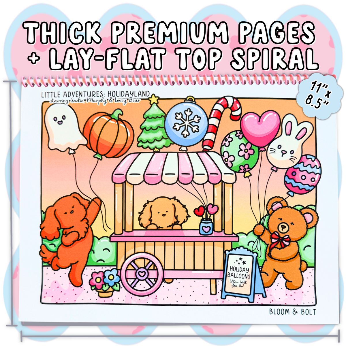 Little Adventures: Holidayland Coloring Book