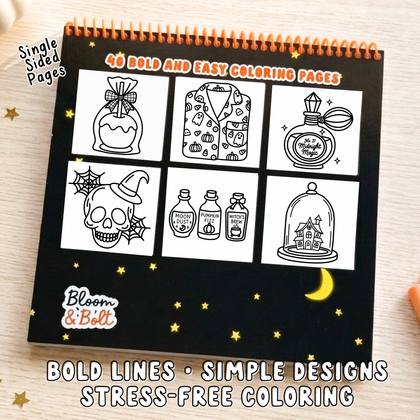 Halloween Moments Coloring Book