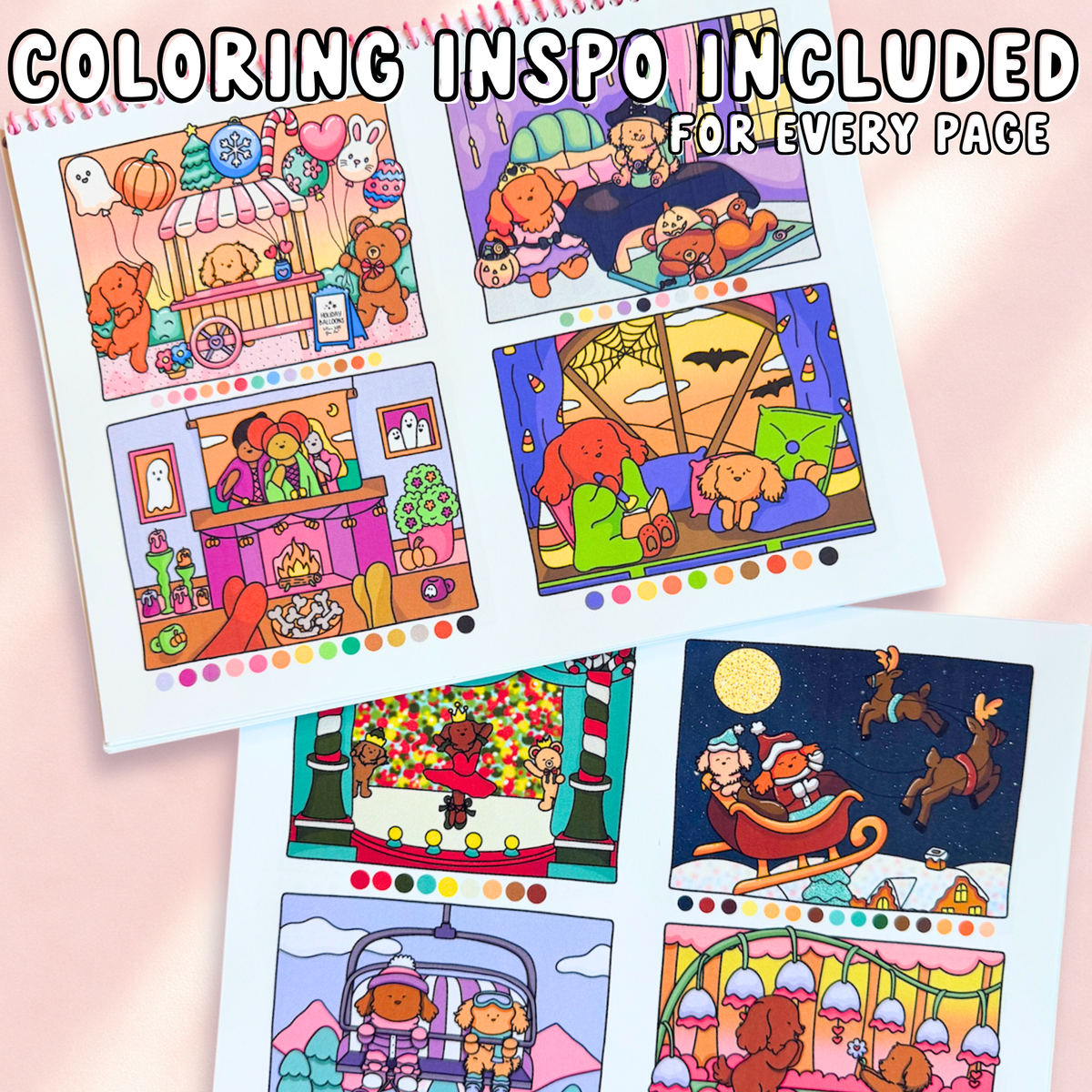 Little Adventures: Holidayland Coloring Book