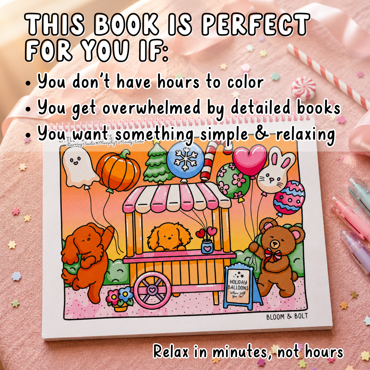 Little Adventures: Holidayland Coloring Book