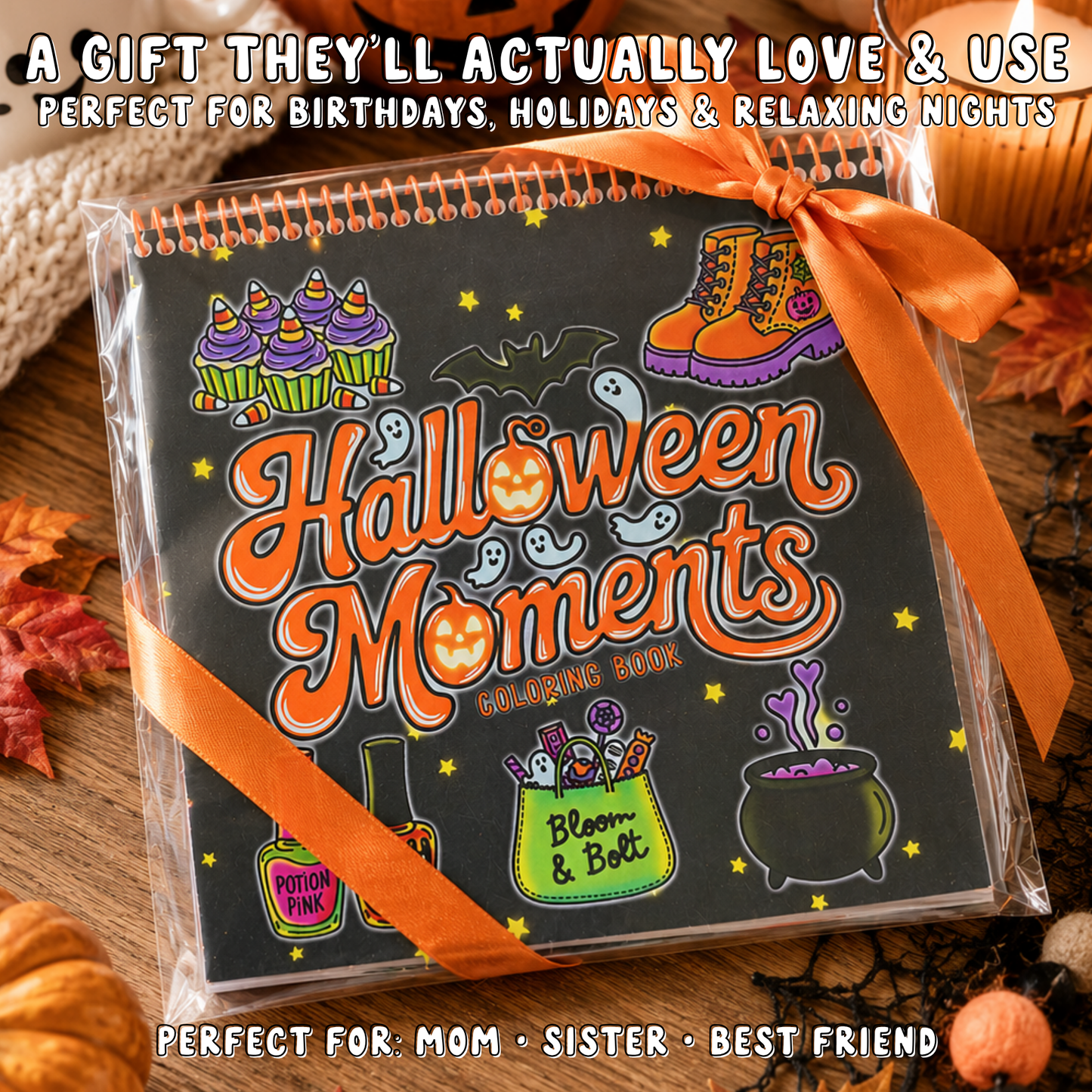 Halloween Moments Coloring Book