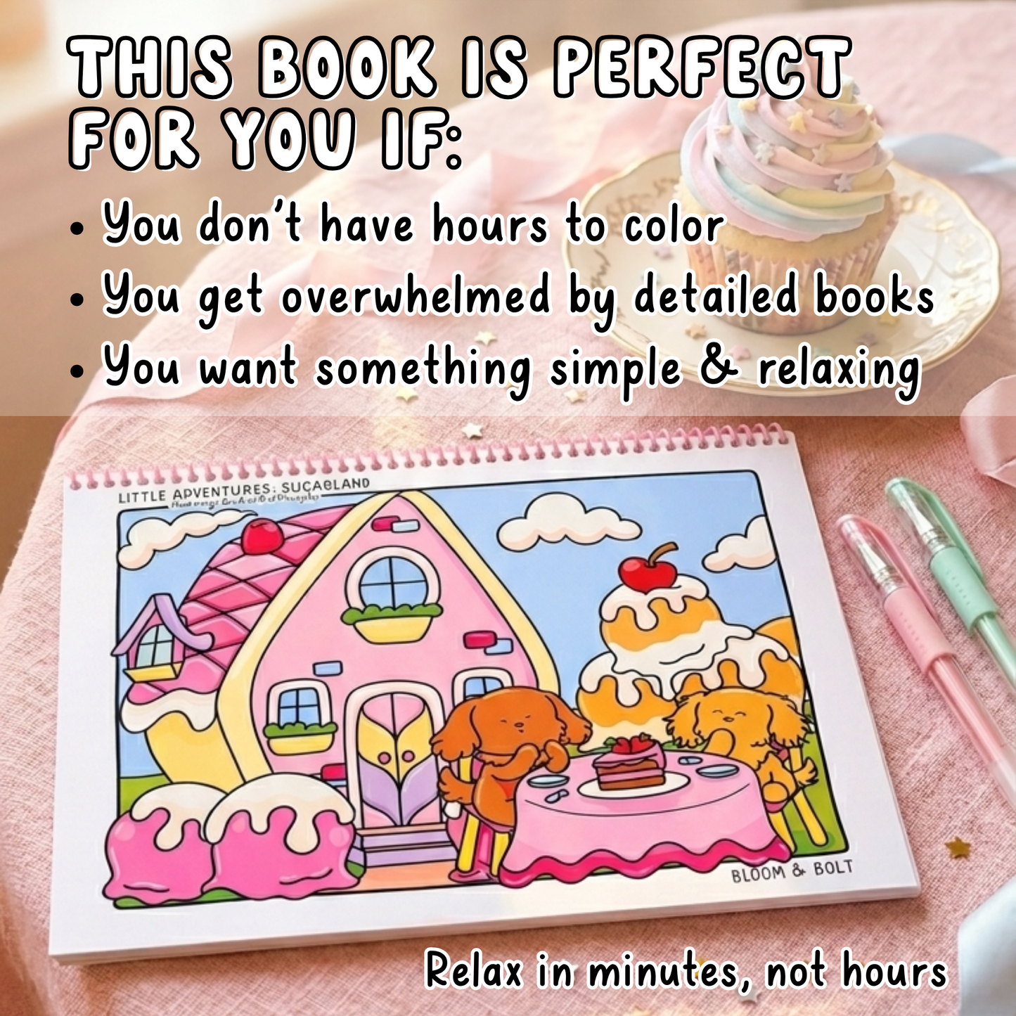 Little Adventures: Sugarland Coloring Book