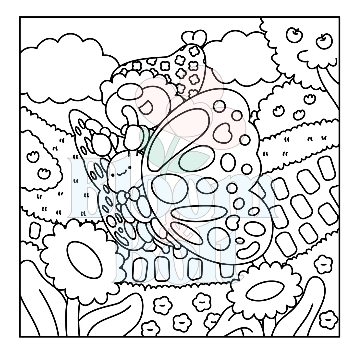 Cozy Gnomes – Set 3 of 6 | Digital Coloring Pages