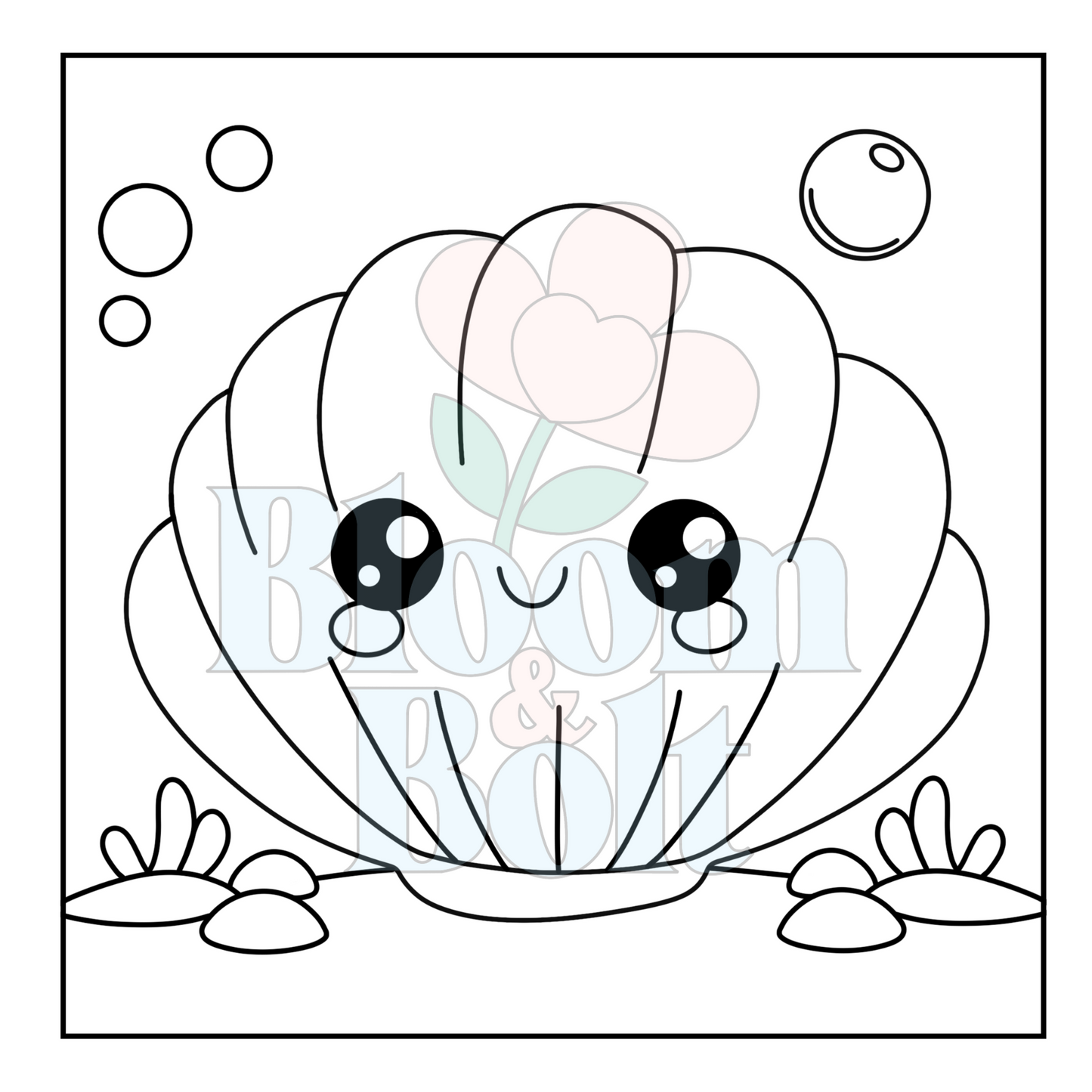 Cozy Oceans – Set 4 of 6 | Digital Coloring Pages