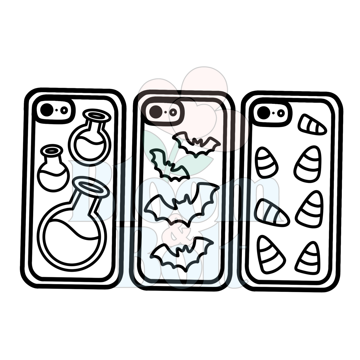 Halloween Moments – Set 3 of 6 | Digital Coloring Pages