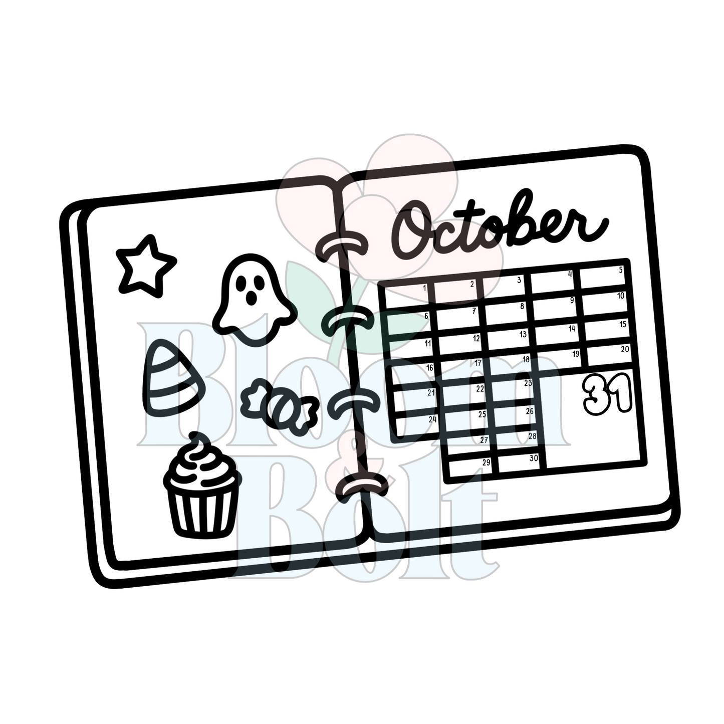 Halloween Moments – Set 3 of 6 | Digital Coloring Pages