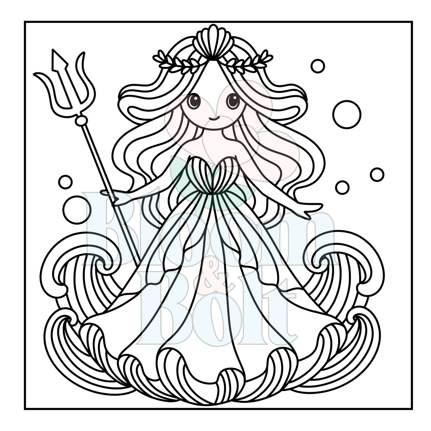 Cozy Oceans – Set 5 of 6 | Digital Coloring Pages