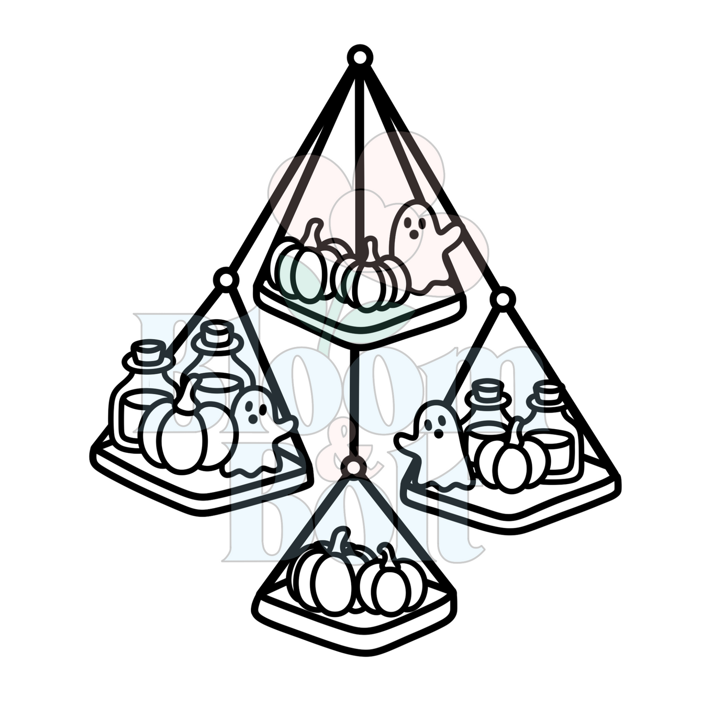 Halloween Moments – Set 6 of 6 | Digital Coloring Pages